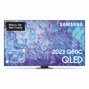Samsung <br>GQ98Q80CAT <br>(2023), Made for Germany <br>GQ98Q80CATXZG <br>carbonsilber